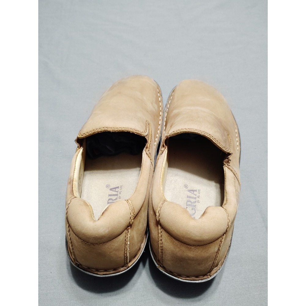 ALEGRIA "OZ" Men 40 (7.5) Chestnut Nubuck Slip-On AM-OZ-204 Comfort Casual Shoes - Picture 6 of 12